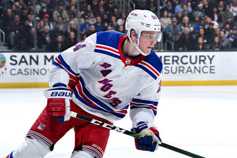 Kaapo Kakko #24 of the New York Rangers