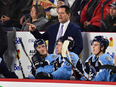 Head coach of the Milwaukee Admirals Karl Taylor (Photo by Minas Panagiotakis/Getty Images)