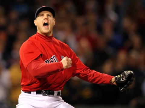 Jonathan Papelbon during his heydays in Boston. (Photo by Jim Rogash/Getty Images)