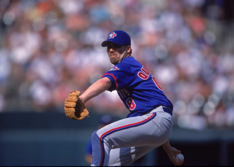 Paul Quantrill, Toronto Blue Jays. Mandatory Credit: Greg Fiume /Allsport