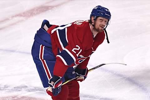 Apr 12, 2021; Montreal, Quebec, CAN; Montreal Canadiens Eric Staal Mandatory Credit: Jean-Yves Ahern-USA TODAY Sports