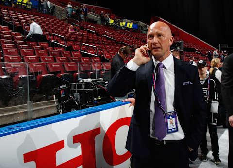 SUNRISE, FL – JUNE 26: Jarmo Kekäläinen of the Columbus Blue Jackets attends the 2015 NHL Draft at BB