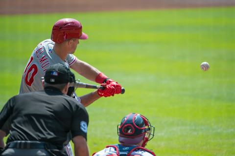 Realmuto will probably hit second if the Phillies sign Moustakas. Photo by John Adams/Icon Sportswire via Getty Images.