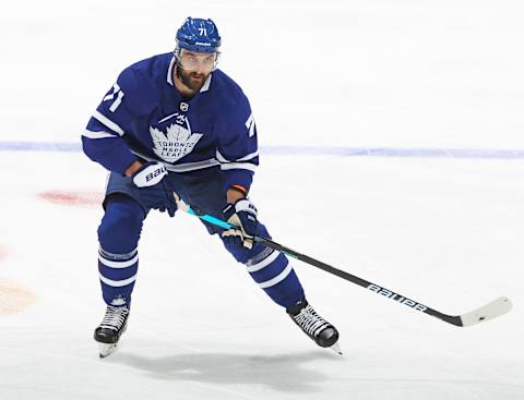 Nick Foligno #71 of the Toronto Maple Leafs (Photo by Claus Andersen/Getty Images)