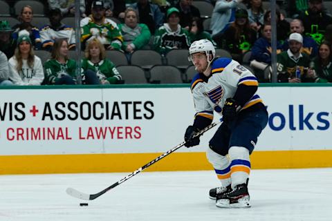 St. Louis Blues center Robert Thomas (18)Mandatory Credit: Chris Jones-USA TODAY Sports