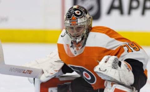 Carter Hart, Philadelphia Flyers (Mandatory Credit: Bill Streicher-USA TODAY Sports)