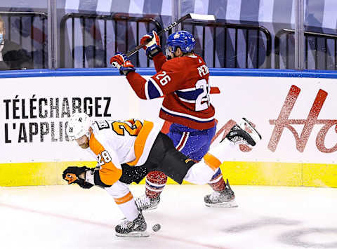 TORONTO, ONTARIO – AUGUST 18: Claude Giroux #28 of the Philadelphia Flyers.. (Photo by Elsa/Getty Images)