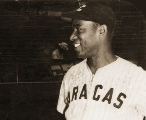 Martin Dihigo, pitcher and outfielder for Caracas (Photo by Mark Rucker/Transcendental Graphics, Getty Images)