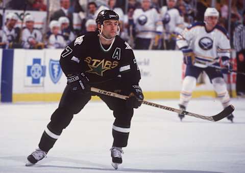 Neal Broten #7, Dallas Stars Mandatory Credit: Rick Stewart/ALLSPORT