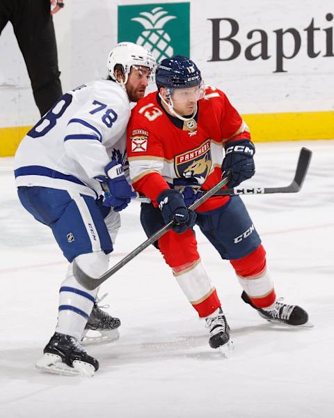 SUNRISE, FL – MARCH 23: T.J. Brodie #78 of the Toronto Maple Leafs v (Photo by Joel Auerbach/Getty Images)