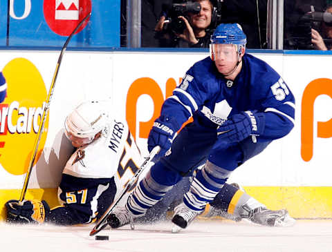 TORONTO – NOVEMBER 30: Jason Blake #55 (Photo by Abelimages/Getty Images)