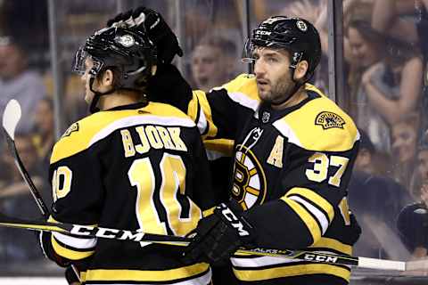 BOSTON, MA – SEPTEMBER 25: Patrice Bergeron