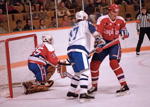 Kevin Hatcher, Washington Capitals (Photo by Graig Abel/Getty Images)