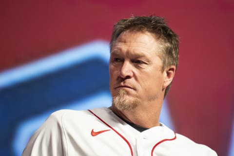 Mike Timlin (Photo by Billie Weiss/Boston Red Sox/Getty Images)