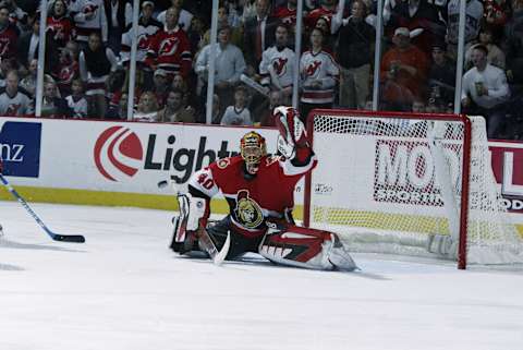 Ottawa Senators, Patrick Lalime (Photo by Al Bello/Getty Images/NHLI)