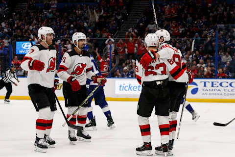 New Jersey Devils defenseman Dougie Hamilton (7): Morgan Tencza-USA TODAY Sports