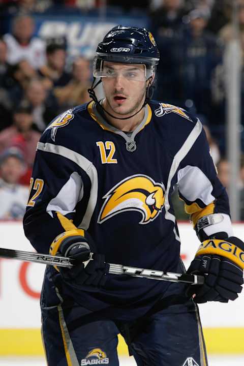 Ales Kotalik #12, Buffalo Sabres (Photo by Rick Stewart/Getty Images)