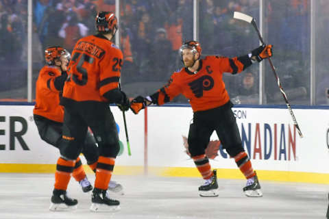 Claude Giroux, Philadelphia Flyers (Photo by Drew Hallowell/Getty Images)