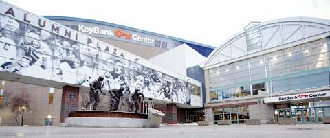 KeyBank Center prior to the game between the Buffalo Sabres and the Washington Capitals. (Photo by Kevin Hoffman/Getty Images)