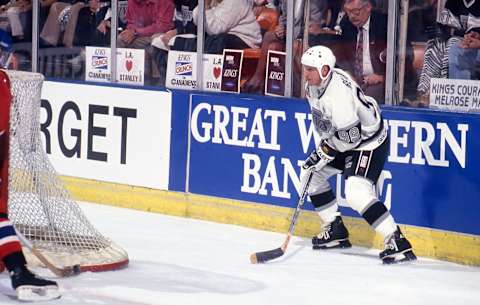 Wayne Gretzky #99 of the Los Angeles Kings. (Photo By Bernstein Associates/Getty Images)