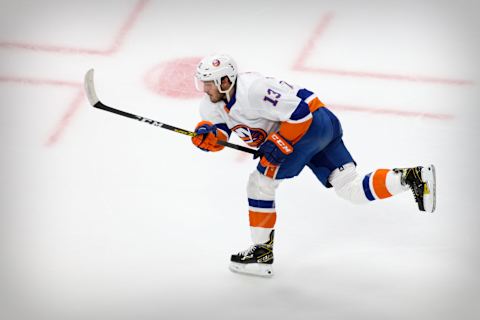 New York Islanders center Mathew Barzal (13). Mandatory Credit: Gerry Thomas-USA TODAY Sports