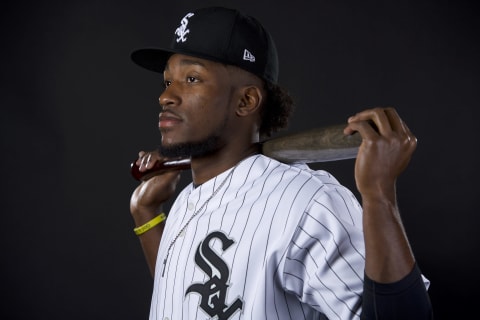 GLENDALE, AZ – FEBRUARY 21: Micker Adolfo #77 of the Chicago White Sox poses during MLB Photo Day on February 21, 2018 in Glendale, Arizona. (Photo by Jamie Schwaberow/Getty Images)