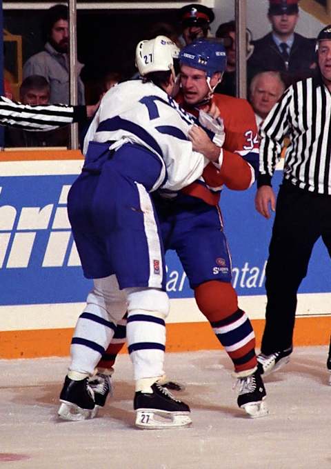 TORONTO, ON – DECEMBER 9: John Kordic. (Photo by Graig Abel/Getty Images)