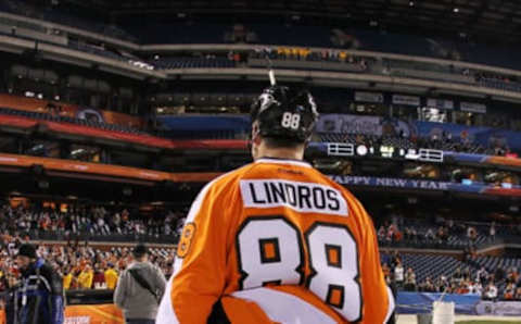 Eric Lindros, Philadelphia Flyers Photo by Jim McIsaac/Getty Images)