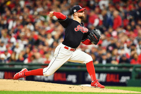 CLEVELAND, OH – OCTOBER 11: Corey Kluber