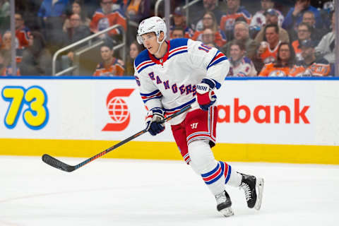 Ryan Strome #16 of the New York Rangers (Photo by Codie McLachlan/Getty Images)