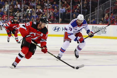 New Jersey Devils center Jack Hughes (86): Ed Mulholland-USA TODAY Sports