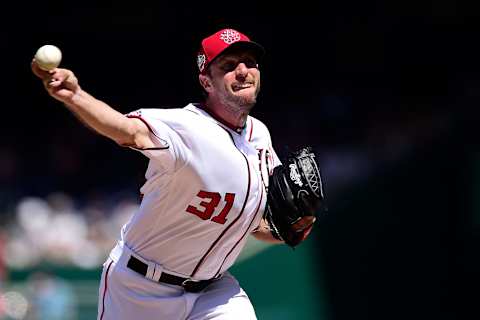 WASHINGTON, DC – APRIL 14: Starting pitcher Max Scherzer