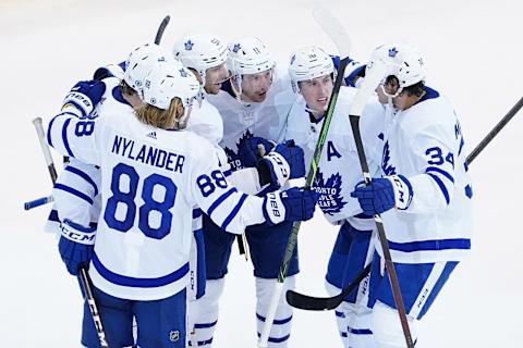 TORONTO, ONTARIO – AUGUST 07: John Tavares #91 of the Toronto Maple Leafs   (Photo by Andre Ringuette/Freestyle Photo/Getty Images)