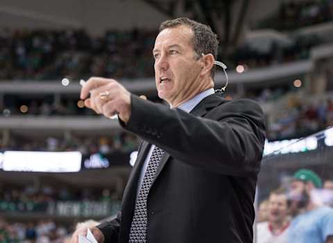 Assistant coach Kevin Dineen: Jerome Miron-USA TODAY Sports