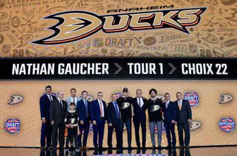 Nathan Gaucher, Anaheim Ducks Draft (Photo by Bruce Bennett/Getty Images)