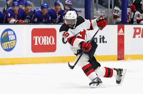 P.K. Subban #76 of the New Jersey Devils. (Photo by Bruce Bennett/Getty Images)