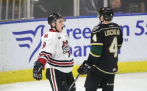 LONDON, ON – FEBRUARY 26: Nick Suzuki #9 (Photo by Tom Szczerbowski/Getty Images)