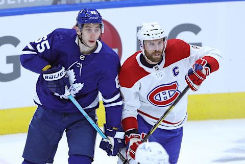 Shea Weber #6 of the Montreal Canadiens. (Photo by Claus Andersen/Getty Images)