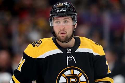 Nick Ritchie #21 of the Boston Bruins (Photo by Maddie Meyer/Getty Images)