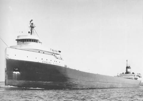 The S.S. ‘Edmund Fitzgerald’ underway