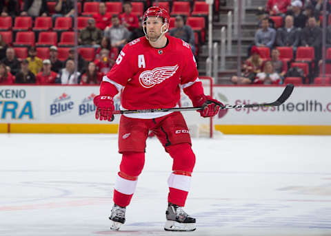 (Photo by Dave Reginek/NHLI via Getty Images) *** Local Caption *** Niklas Kronwall