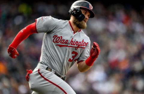 Harper will have plenty of teams chasing him this winter. Photo by Dustin Bradford/Getty Images.