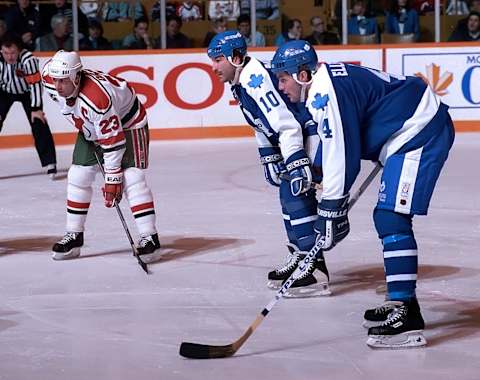 Bruce Driver #23 of the New Jersey Devils. (Photo by Graig Abel/Getty Images)