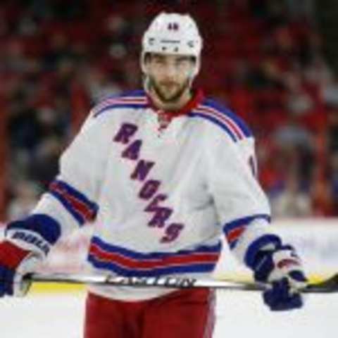 New York Rangers forward Derick Brassard