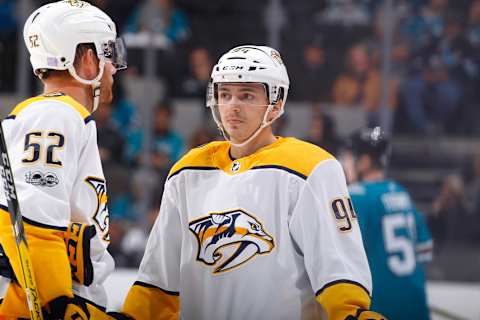 Samuel Girard #94 of the Nashville Predators (Photo by Rocky W. Widner/NHL/Getty Images)