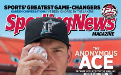 Florida Marlins Pitcher Josh Johnson – May 23, 2011. The Anonymous Ace – Because he plays for the Marlins, Josh Johnson is practically unrecognizable. He’s also nearly unhittable. (Photo by Sporting News via Getty Images)