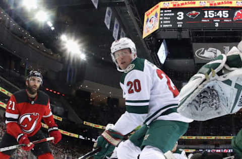 NEWARK, NEW JERSEY – NOVEMBER 26: Ryan Suter #20 of the Minnesota Wild skates against the New Jersey Devils at the Prudential Center on November 26, 2019 in Newark, New Jersey. (Photo by Bruce Bennett/Getty Images)