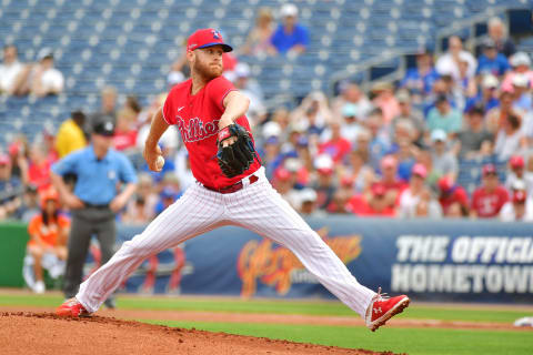 The Phillies believe Wheeler’s electric stuff will translate into a solid two-slot hurler. Photo by Julio Aguilar/Getty Images.