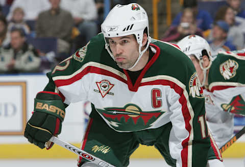 ST. LOUIS, MISSOURI – MARCH 10: Minnesota Wild, Brian Rolston #12. (Photo by Elsa/Getty Images)