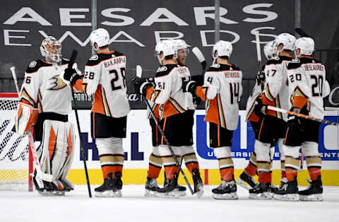 John Gibson #36 of the Anaheim Ducks. (Photo by Ethan Miller/Getty Images)